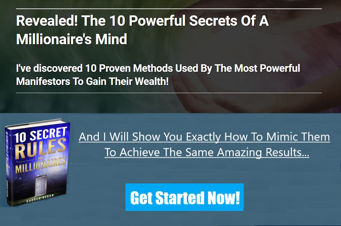 Free Guide on 10 Secret Rules of a Millionaire Mind!