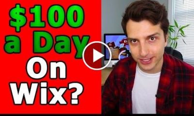 make money online $100 a day with free wix website